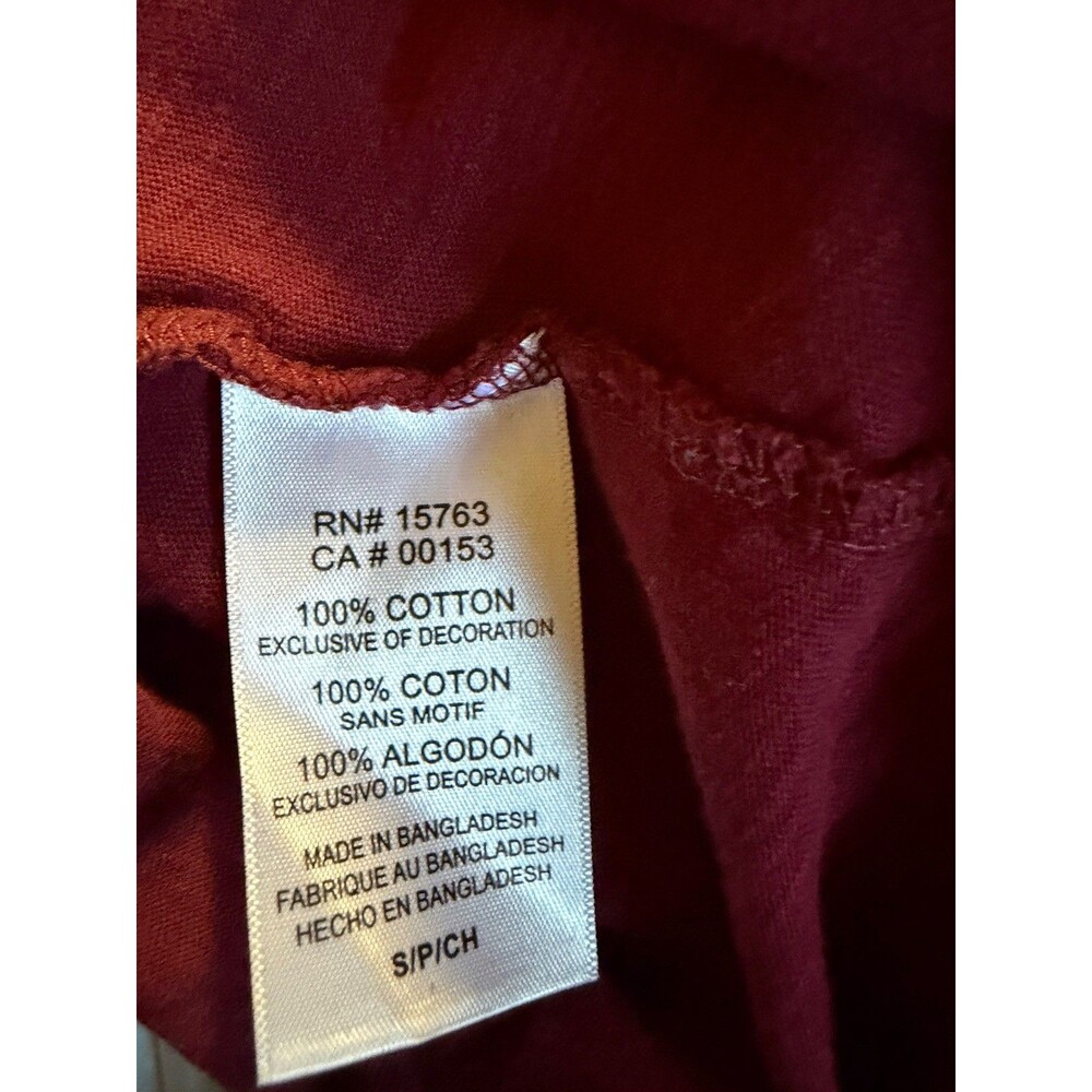 Minnesota Golden Gophers Maroon & Gold Short Sleeve Small T-Shirt 100% cottton - Picture 3 of 4